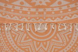 Orange Mandala 100% Cotton Original Turkish Towels