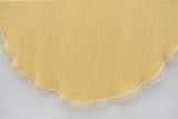 Bright Yellow 100% Cotton Original Round Turkish Towel