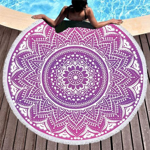 Mandala Mystique Fun Beach Towel