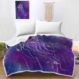 Purple Jelly Dreams Bedspread Blanket