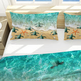 Little Sea Turtles Reversible Bed Cover Set