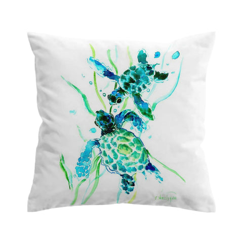 Lovely Little Sea Turtles Cushion Cover