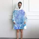 Mandala Hues Wearable Blanket Hoodie