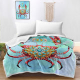 The Royal Crab Bedspread Blanket