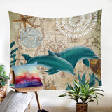 Dolphin Love Tapestry