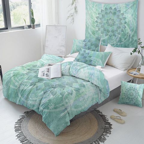 The Ocean Hues Quilt Cover Set