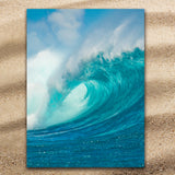 Ocean Wave Jumbo Beach Towel