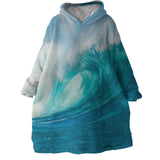Ocean Wave Wearable Blanket Hoodie