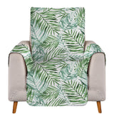 Tropical Palm Leaves Sofa Cover
