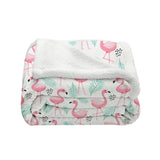 Flamingo Delight Bedspread Blanket