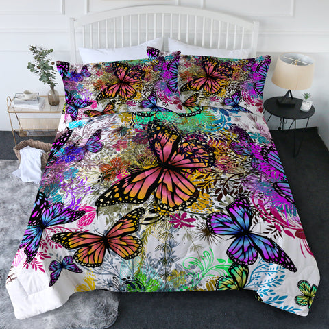 Tropical Butterflies New Quilt Set