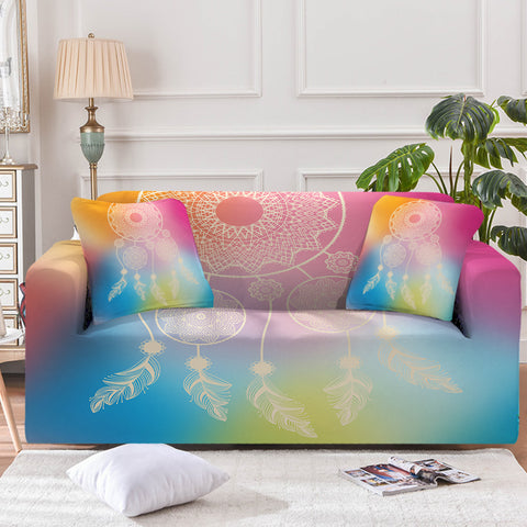 Rainbow Dreaming Couch Cover