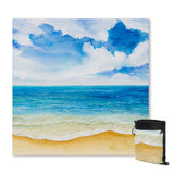 Beach Painting Sand Free Towel