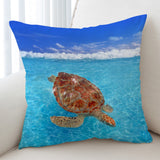 Sea Turtle Cushion Cover