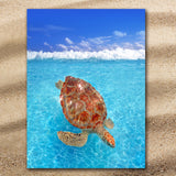 Sea Turtle Jumbo Beach Towel