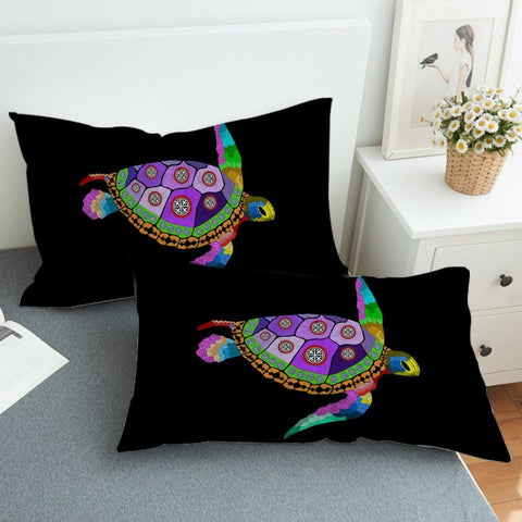 Free Spirit Turtle Pillowcase