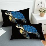 Sea Turtle Blues Pillowcase