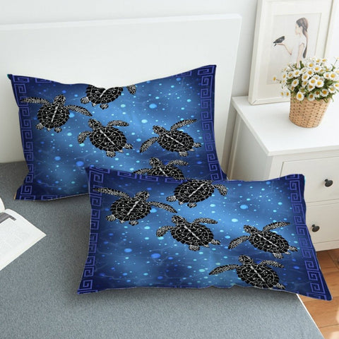 Sea Turtle Voyage Pillowcase
