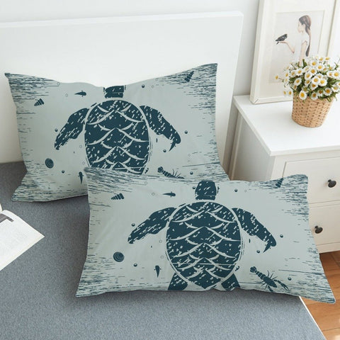 Sea Turtle Treasure Pillowcase