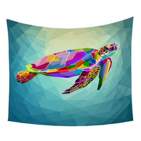 Maui Sea Turtle Tapestry