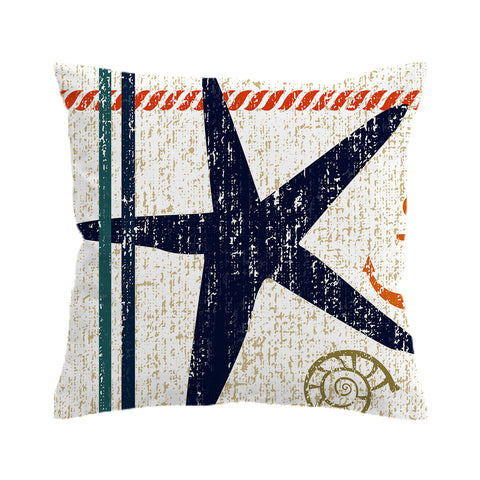 Beachy Starfish Cushion Cover
