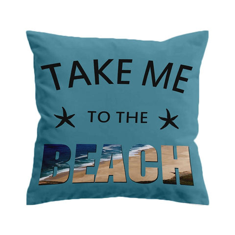 Take Me to the Beach Cushion Cover