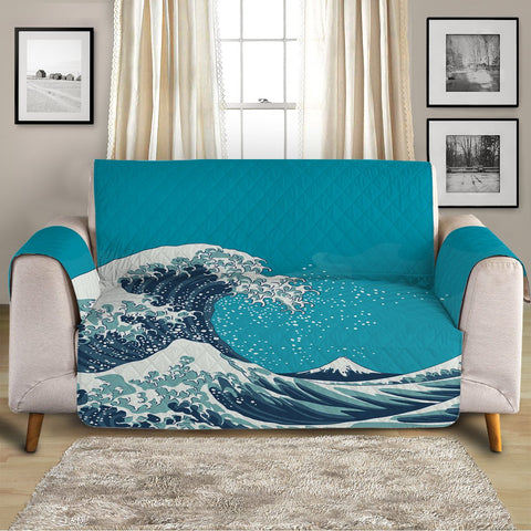 The Great Wave Sofa Cover