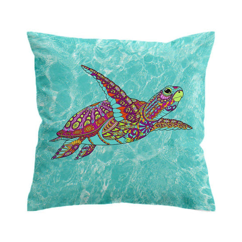 The Sea Turtle Spirit Cushion Cover