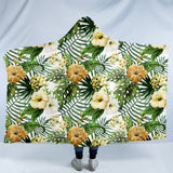 Hibiscus Tropics Cosy Hooded Blanket