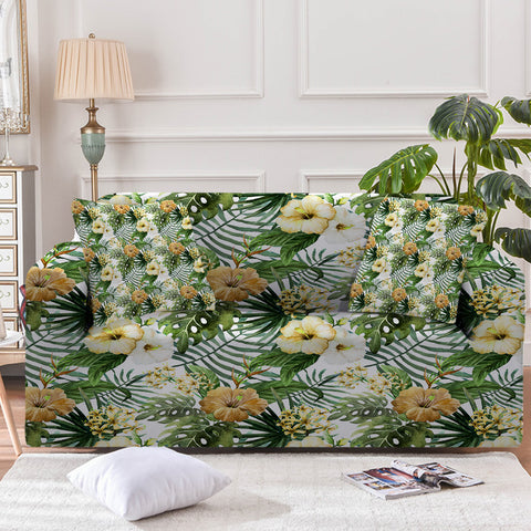 Hibiscus Tropics Couch Cover