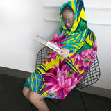 Polynesian Delight Wearable Blanket Hoodie