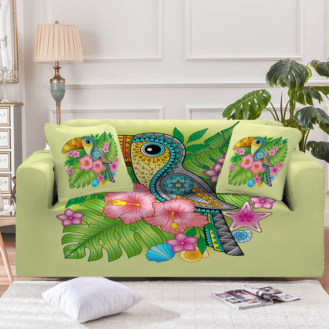 Toucan Delight Couch Cover