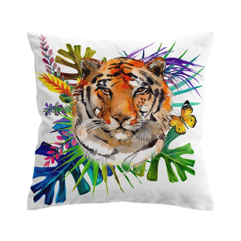 Tropical Tiger Cushion Cover