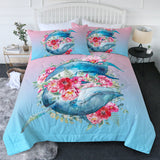 Queen of Whales New Quilt Set